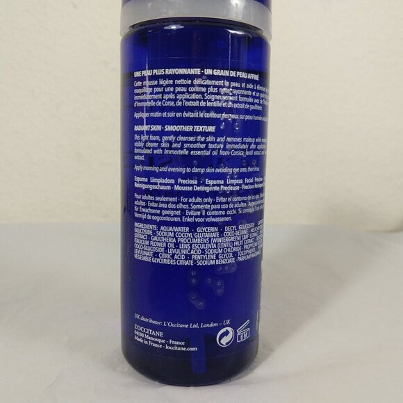 L'OCCITANE Immortelle Precious Cleansing Foam 150ML /5OZ NEW - Picture 4 of 5